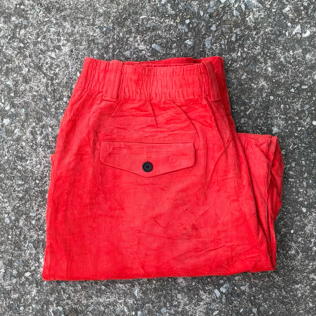 กางเกงลูกฟูก Uniqlo x Marni Corduroy Unisex baggy pants