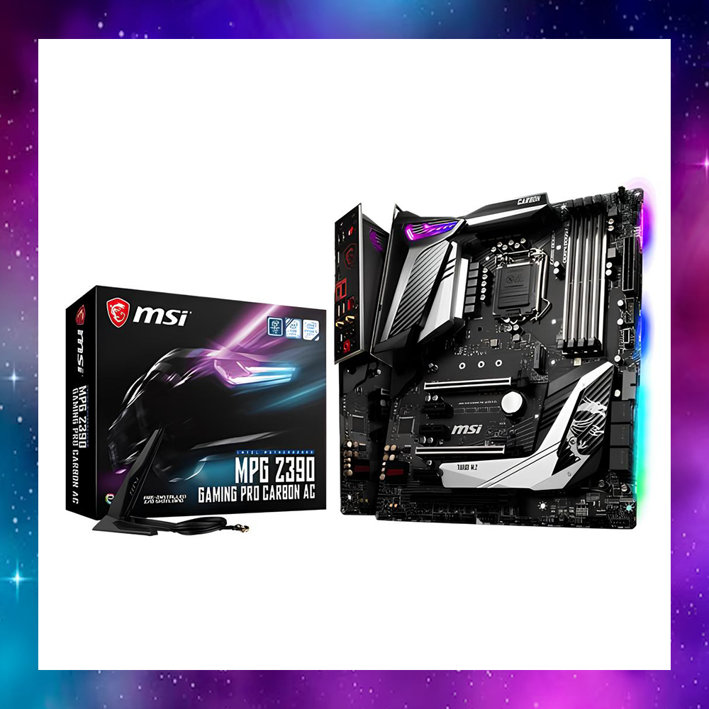 MAINBOARD (เมนบอร์ด) 1151 MSI MPG Z390 GAMING PRO CARBON AC GEN8-9 ใช้งานได้ปกติ