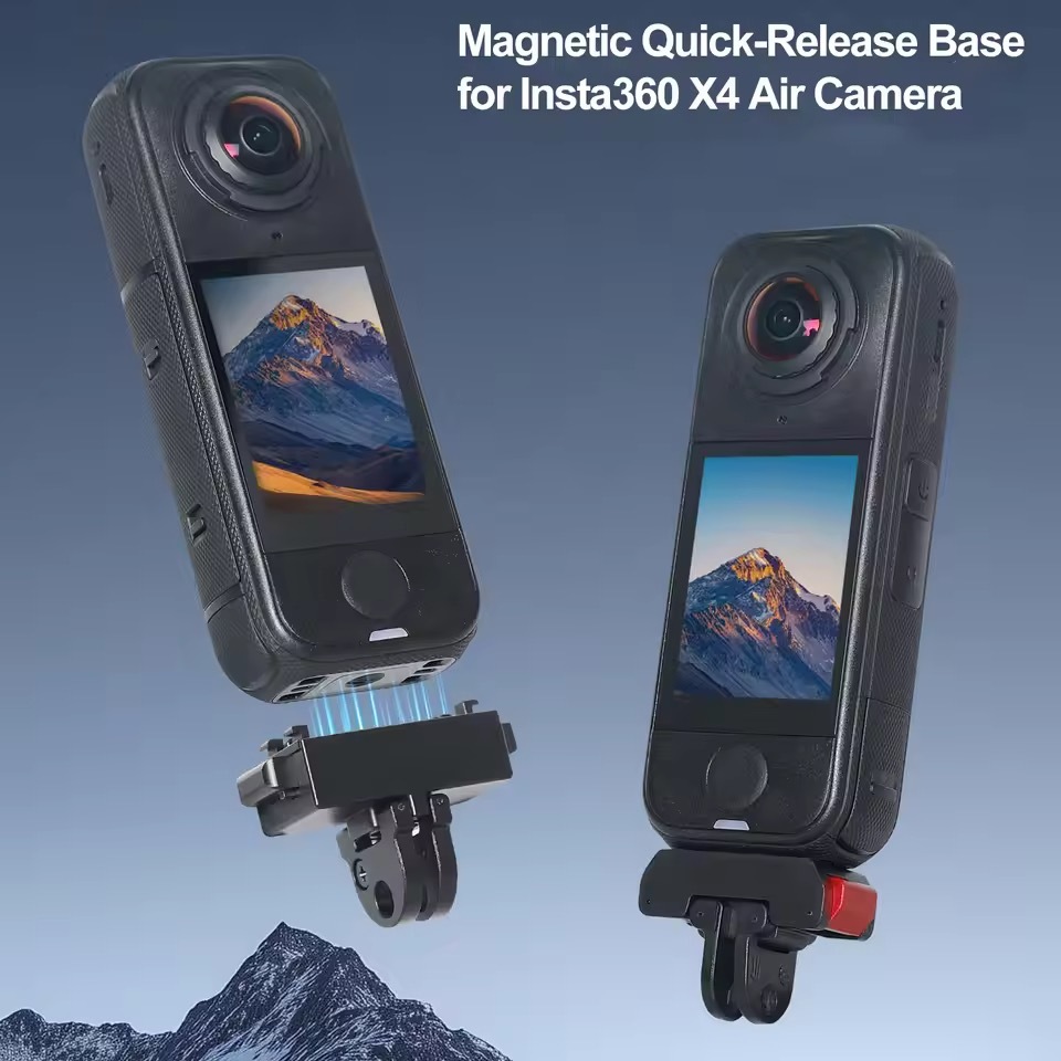 Quick Release Magnetic Adapter for Insta360 x4 Air Foldable Tripod Base