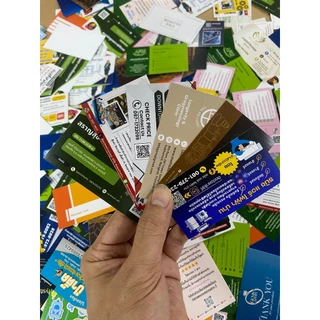 **1กล่อง100ใบ** ถูกมาก!! รับผลิต นามบัตร แบบเร่งด่วน ขนาด9x5cm กระดาษอาร์ตการ์ด 260แกรม พิมพ์4สี