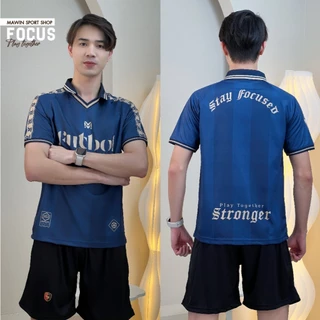 MAWIN เสื้อกีฬาคอปก FOCUS ใส่ได้ทั้งหญิง ชาย