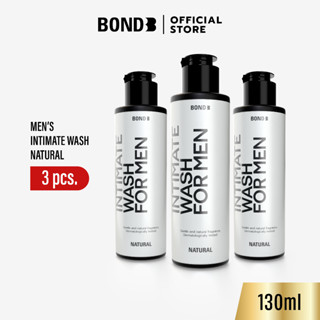 [Packx3] Bond Men's Intimate Wash Natural 130 ml. (สูตรอ่อนโ…