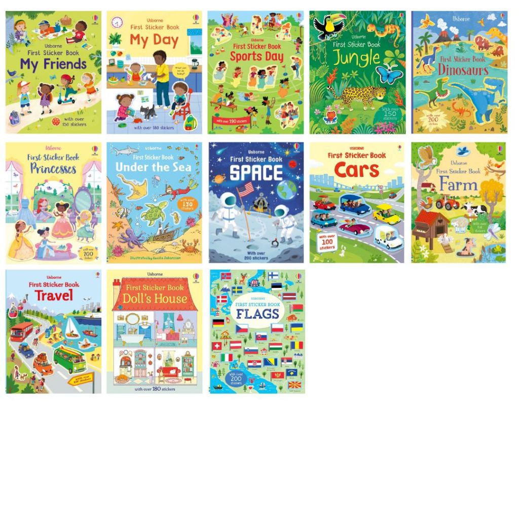 Usborne: Sticker Book Series