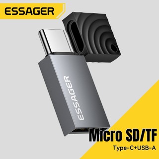 Essager เครื่องอ่านการ์ด TF แบบ 2-in-1 พร้อมอินเทอร์เฟซ Micro SD Type-C IOS
