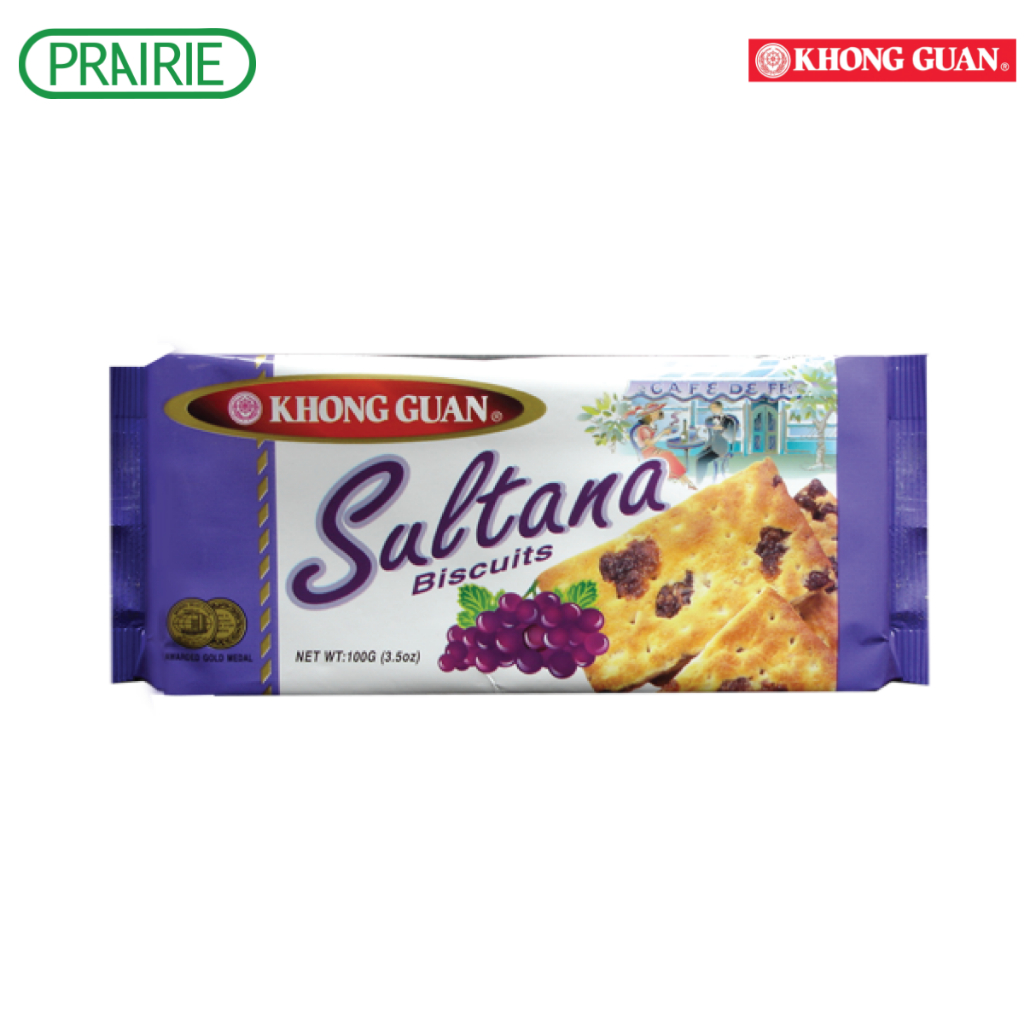 คงหงวน ซัลทาน่าบิสกิต 100ก. / Khong Guan Sultana Biscuits 100g.