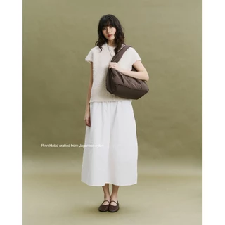WHISPERWHITE - RINN Hobo Bag (Japanese Nylon) กระเป๋าผ้าไนลอน บุนุ่ม