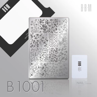แผ่นปั๊มลายเล็บ เพลตสำหรับปั๊มลายเล็บ Nail Stamping Plate BBM