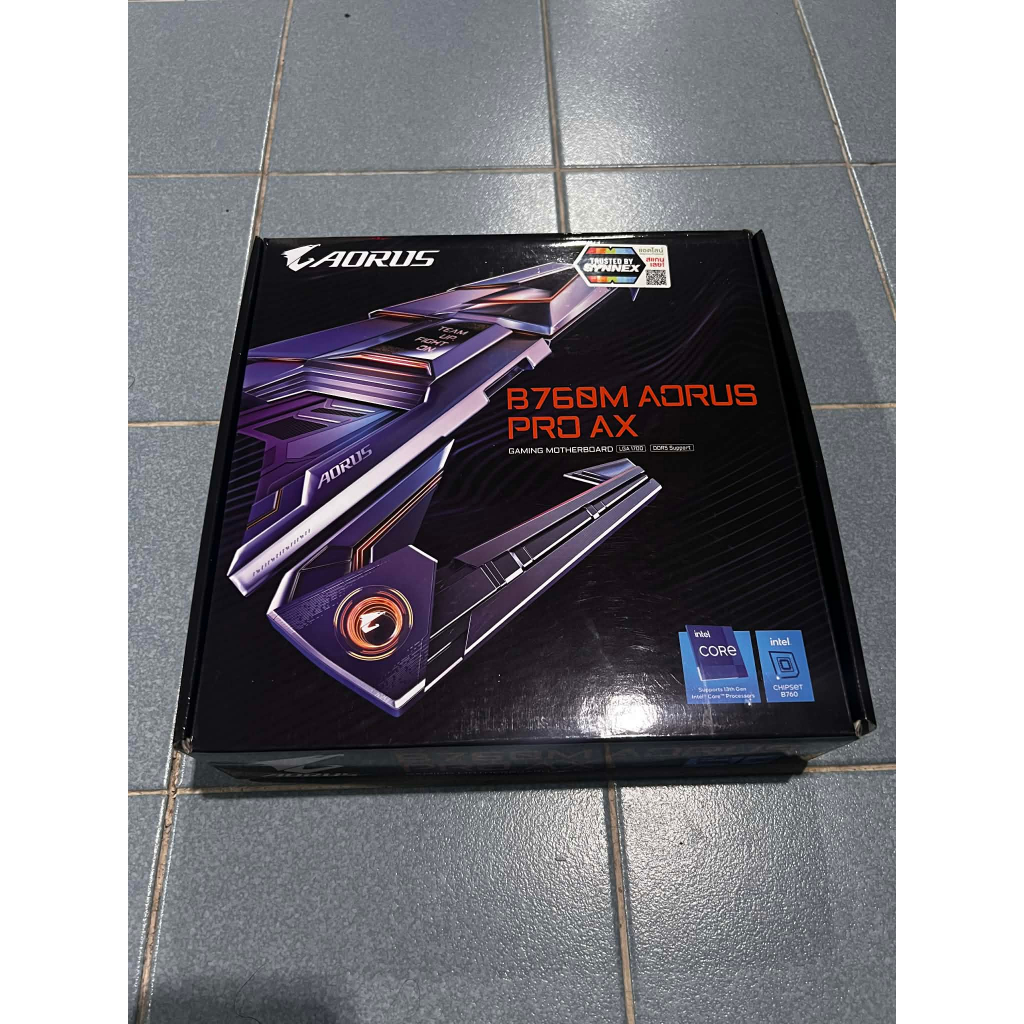 MAINBOARD (เมนบอร์ด) B760M Aorus PRO AX Wifi (DDR5) LGA1700  มือสองราคาสุดคุ้ม