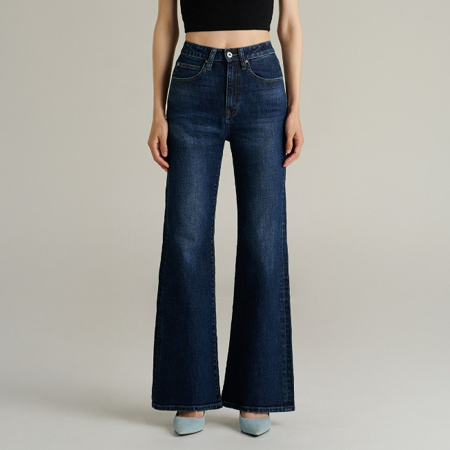Mc JEANS กางเกงยีนส์ผู้หญิง ทรงขาม้า เอวกลาง MFHZ250 มีให้เลือก 2 สี