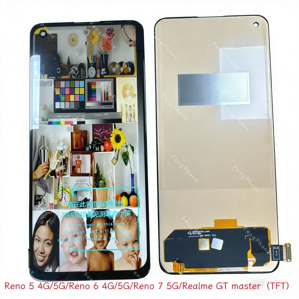 ชุดหน้าจอ for Reno5 4G/5G/Reno6 4G/5G/Reno7 5G/Realme GT master（TFT）