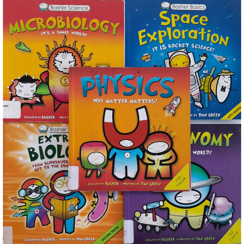 ks50-3 Bash Science: Microbiology, biology, physics, space, astronomy หนังสือมือสอง ปกอ่อน