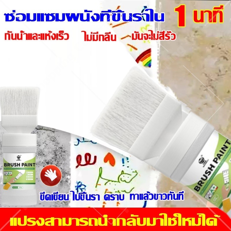 ซ่อมแซมผนังที่ขึ้นราได้อย่างรวดเร็ว ซ่อมสีผนัง สีทาฝ้าเพดาน สีขาวสีทาผนัง แห้งเร็วและกันน้ําลบรอยผนัง