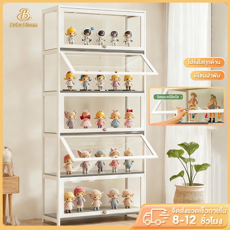 [Bubu] ตู้โชว์ ตู้กระจกใส ตู้โชว์รูปคน โปร่งใสทุกด้าน รับน้ำหนักได้สูงสุด 100 กก. แสดงรูปภาพ