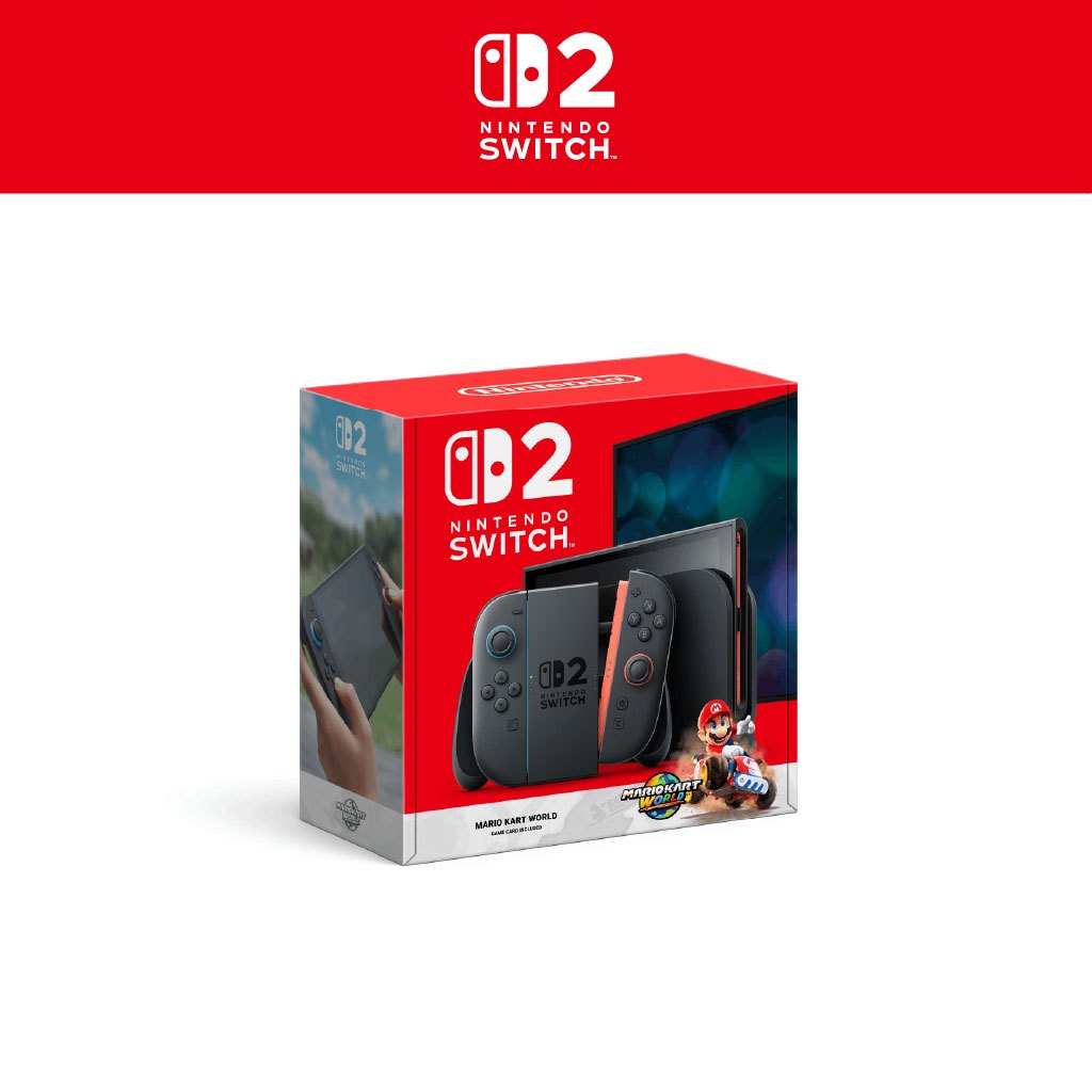 [Nintendo Official Store] Nintendo Switch 2 + Mario Kart World Bundle  (Game consoles and Joy-Con 2)v