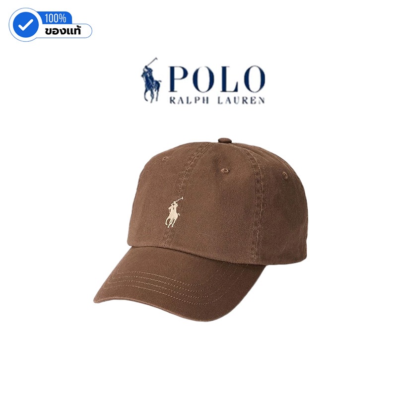 หมวก Polo ralph lauren หมวกเบสบอล cotton baseball cap ของแท้ แท้ 100%สินค้าพร้อมส่ง