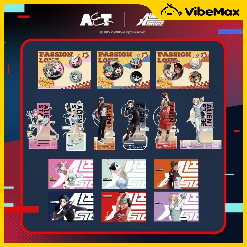 [✨NEW⚡พร้อมส่ง] Alien Stage เข็มกลัด การ์ด สแตนดี้ Passion Love Series TILL,LUKA,MIZI,HYUNA,SUA,IVAN
