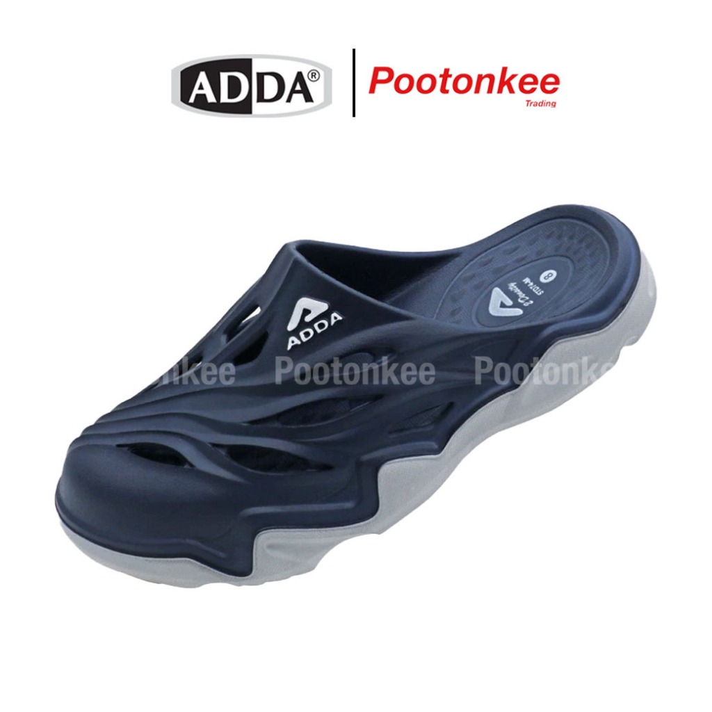 ADDA  รุ่น 5TD74-M1 รองเท้าแตะ รองเท้าลำลอง แบบสวมหัวโต รุ่น 5TD74-M1 ไซส์ 7-10 ราคา ถูกที่สุด ดีลบีเคเค แกลเลอรีภาพที่ 6