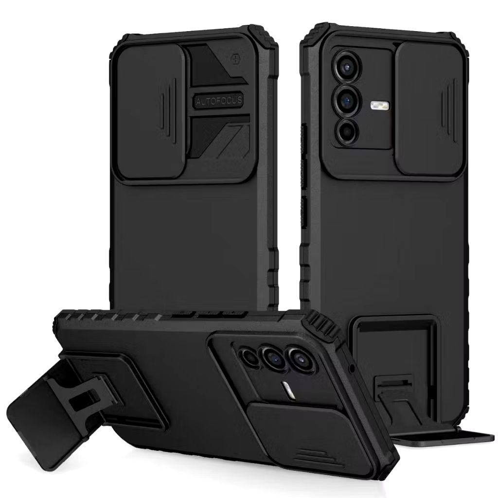 [ส่งจากไทย] เคสขาตั้ง Case Vivo V23 V23E เคสกันกระแทก กันรอยกล้อง ตั้งได้
