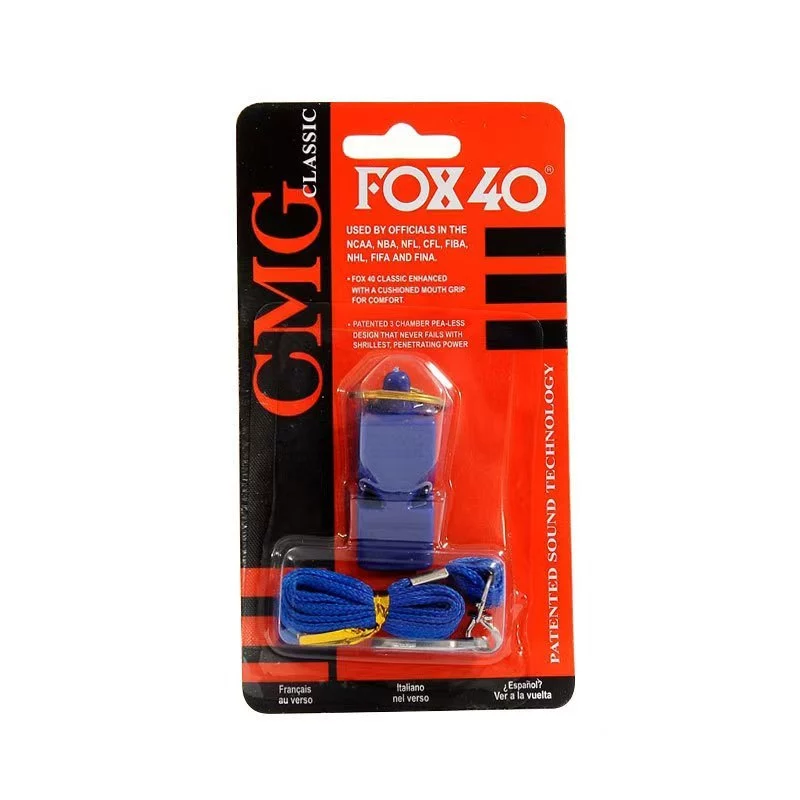 นกหวีด FOX 40 พร้อมเชือกคล้องคอ สำหรับกีฬาและเหตุฉุกเฉิน thumbnail 7