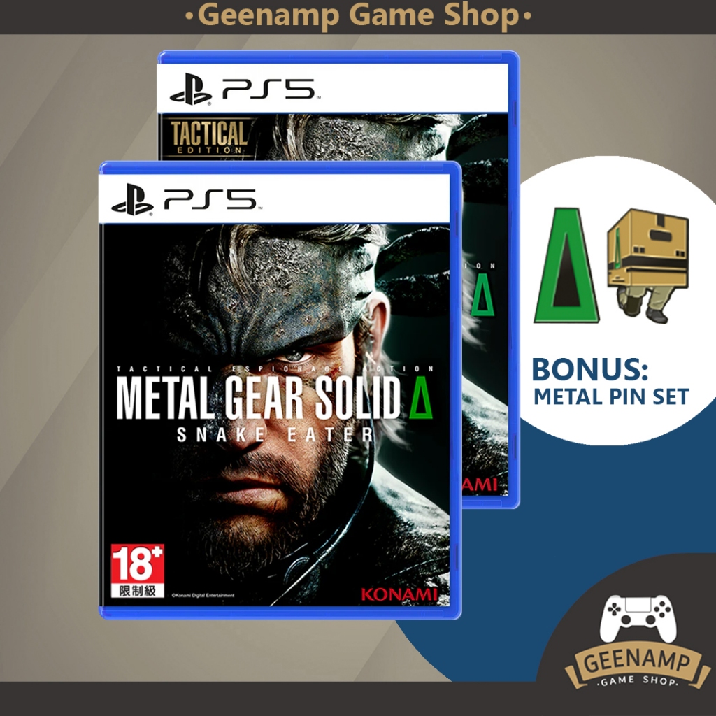 PS5 [มือ1] Metal Gear Solid Delta : Snake Eater (R3/ASIA)(EN) - Playstation - Δ  tactical edition