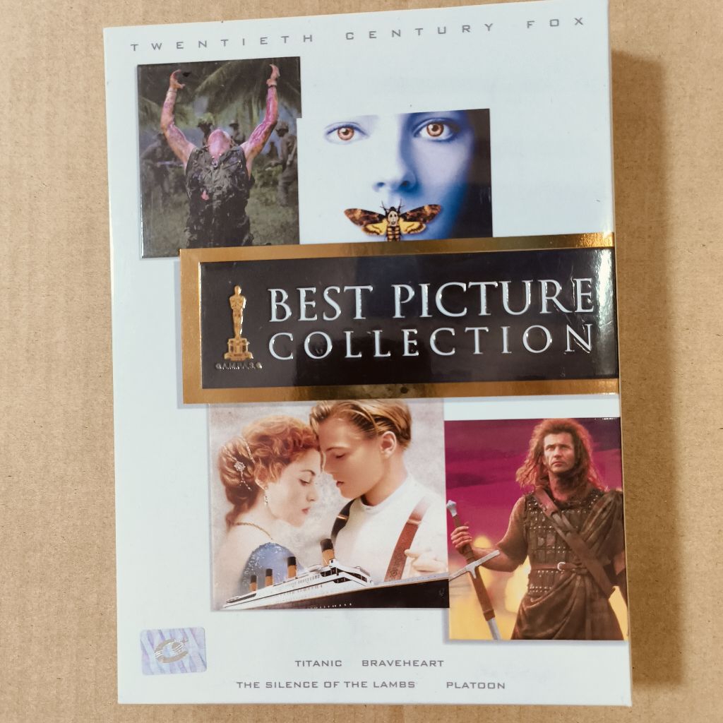 DVD OSCAR BEST PICTURE COLLECTION (TITANIC/ BRAVE HEART/ THE SILENCE OF THE LAMBS/PLATOON)ออสการ์ เบ