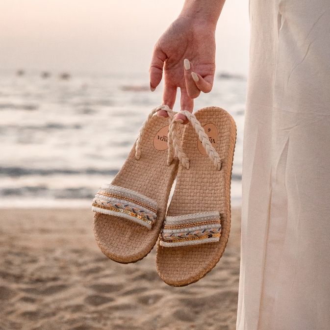 Vpada_sandals_VP-F05 Fashion Collection รองเท้าแตะชายหาดแบน รองเท้าแตะแฟชั่น
