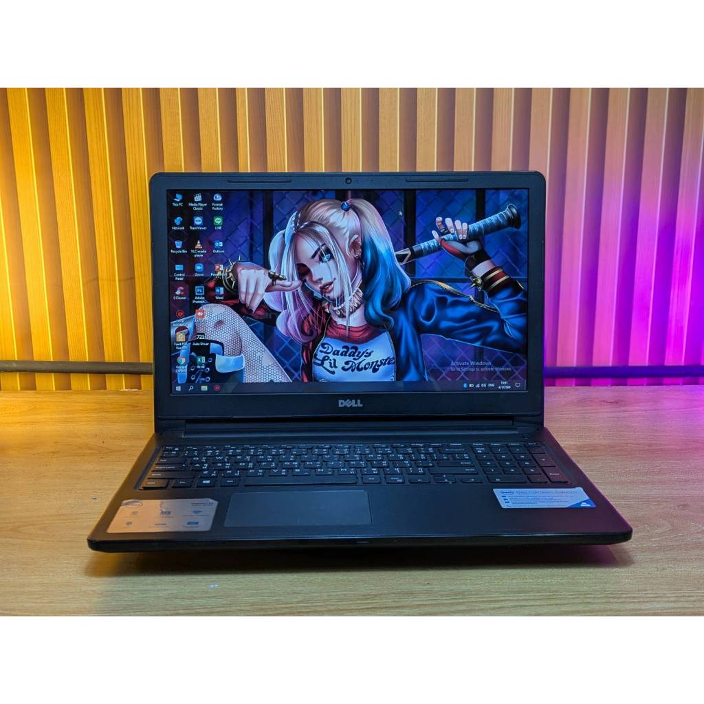 second hand notebook  Dell inspiron 15-3567  สเปก intel Core i5 -7200U (gen7)   Ram 8 GB HDD 500 GB