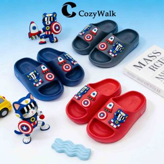 【พร้อมส่งจากกรุงเทพ】🚀รองเท้าแตะเด็ก พื้นนุ่ม สีสวย ใส่สบาย ก…