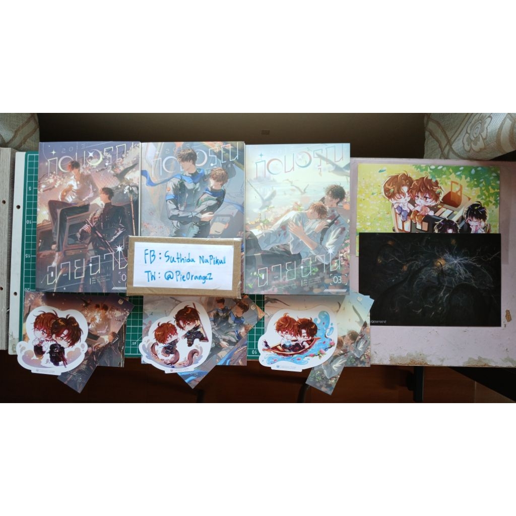 2013ก่อนอรุณฉายฉาน เล่ม 1-3(จบ) [ชุดหนังสือรอบจอง] นิยายวายมือสอง