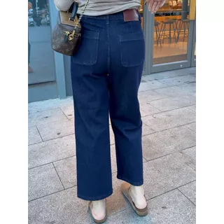 Beautified กางเกงยีนส์ยืดหยุ่น 9 ส่วน มี 2 สี สวมใส่สบาย เอวสูงช่วยให้ดูเพรียว#Jeans