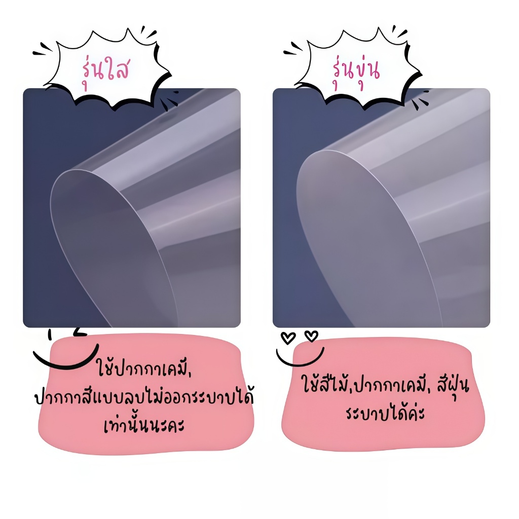แผ่นหดร้อนแบบกึ่งโปร่งใส0.3มม. สามารถพิมพ์ได้ รูปที่ 3