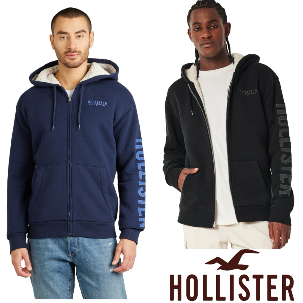 เสื้อแจ็คเก็ต Hollister Sweater Hoodie Fullzip Jacket
