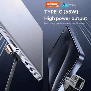 Remax Cable RC-C189 สายชาร์จ 4 in 1 ชาร์จเร็ว Fast Charging 65W ถอดหัวได้ สำหรับ USB / Type-C / IP