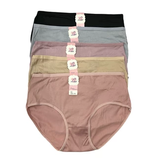 กางเกงในผ้านิ่มแพ็ค10ตัว คละสี ยืดหยุ่นได้ดี M,L,XL,2XL,3XL,4XL โทนสีเข้ม ระบายอากาศได้ดี