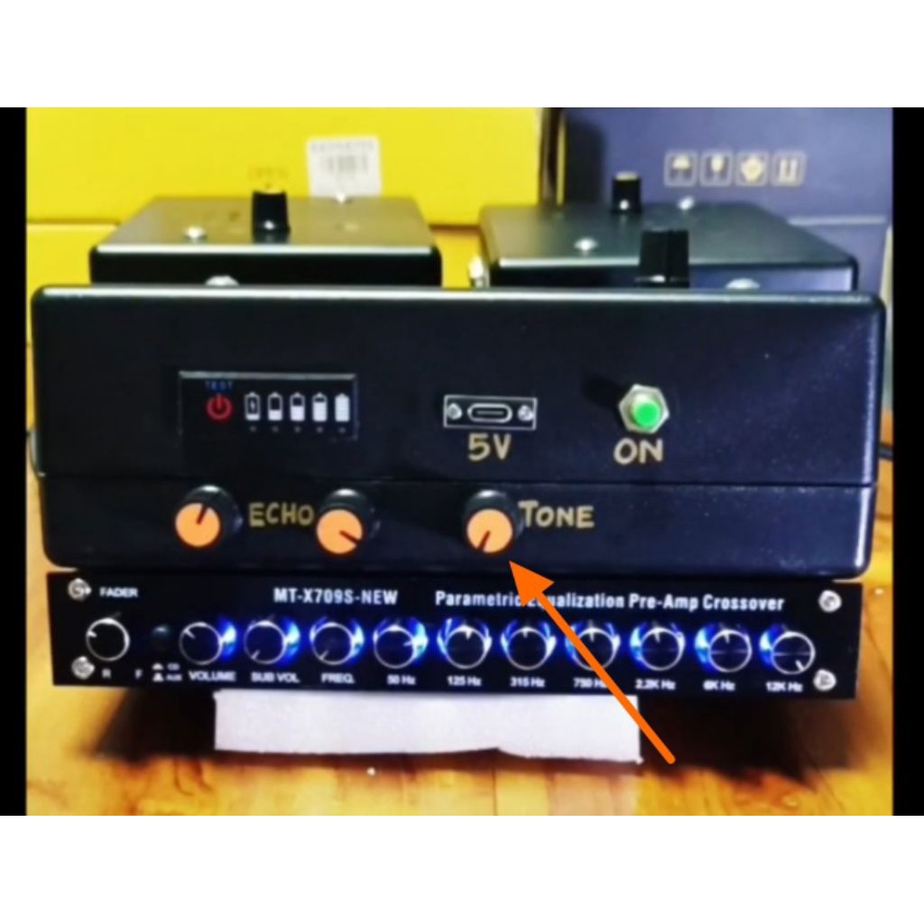 กล่องเสียงเพราะรุ่นท็อป EQ+ REVERB + ECHO+พิ่มปุ่มTone
