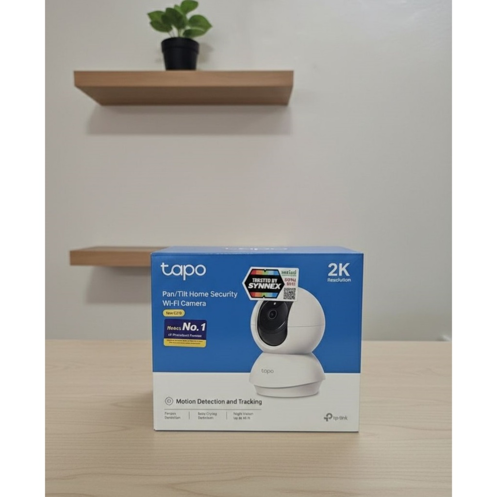 กล้องวงจรปิด TP-Link Tapo C210 แบบหมุนได้รอบทิศทาง พร้อม Wi-Fi สำหรับใช้ภายในบ้าน | TAPO C210
