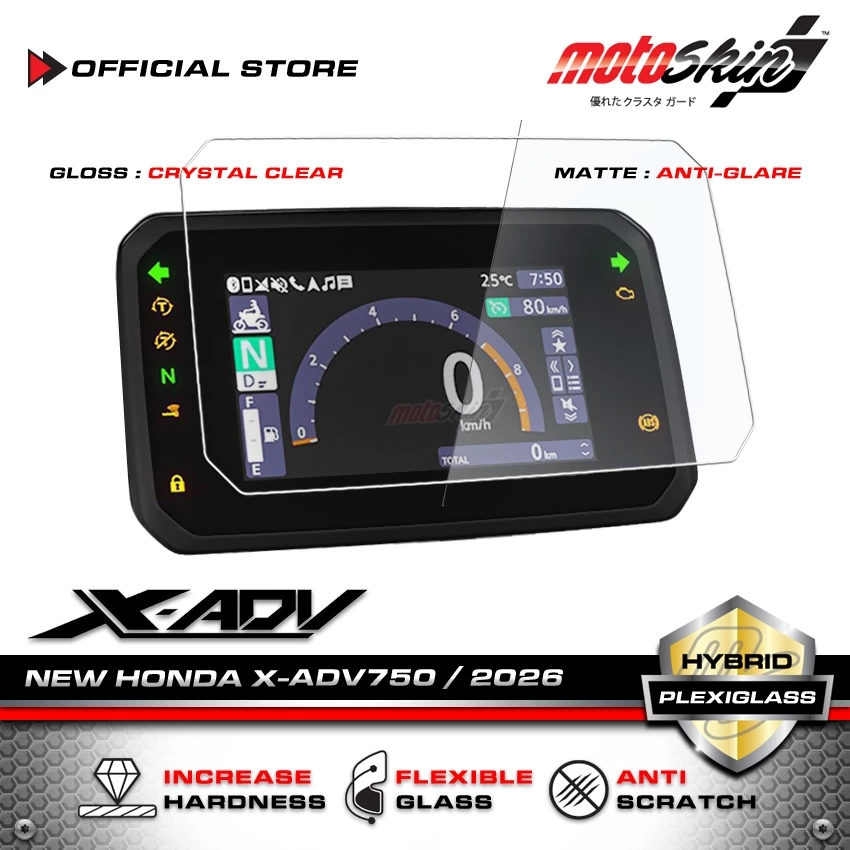 motoSkin ฟิล์มกันรอยหน้าปัด HONDA X-ADV750 ปี 2026 thumbnail 4