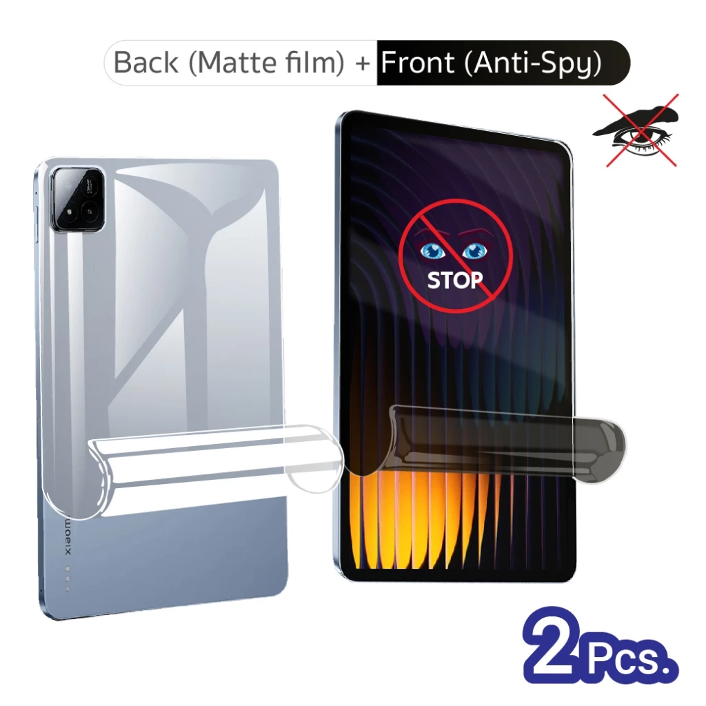 ฟิล์มไฮโดรเจล หน้า-หลัง สำหรับ เสี่ยวมี่ แพด7 / 7 โปร / แพด 8 Use For Xiaomi Pad 7 / Pad 7 Pro / Pad 8
