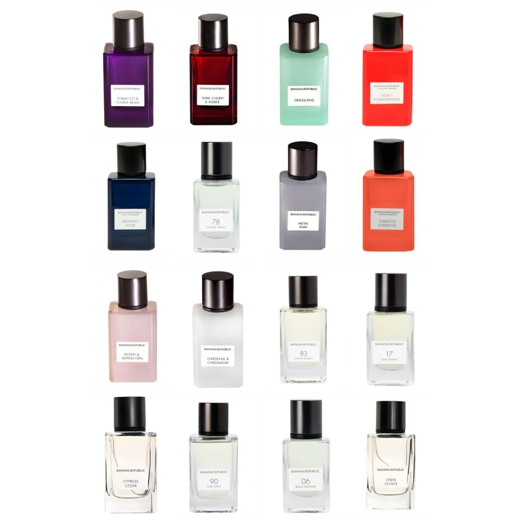 BR Dark Cherry & Amber, Toba. cco & Tonka Bean, Neroli Woods, Midnight Hour, Black Platinum, Vintage