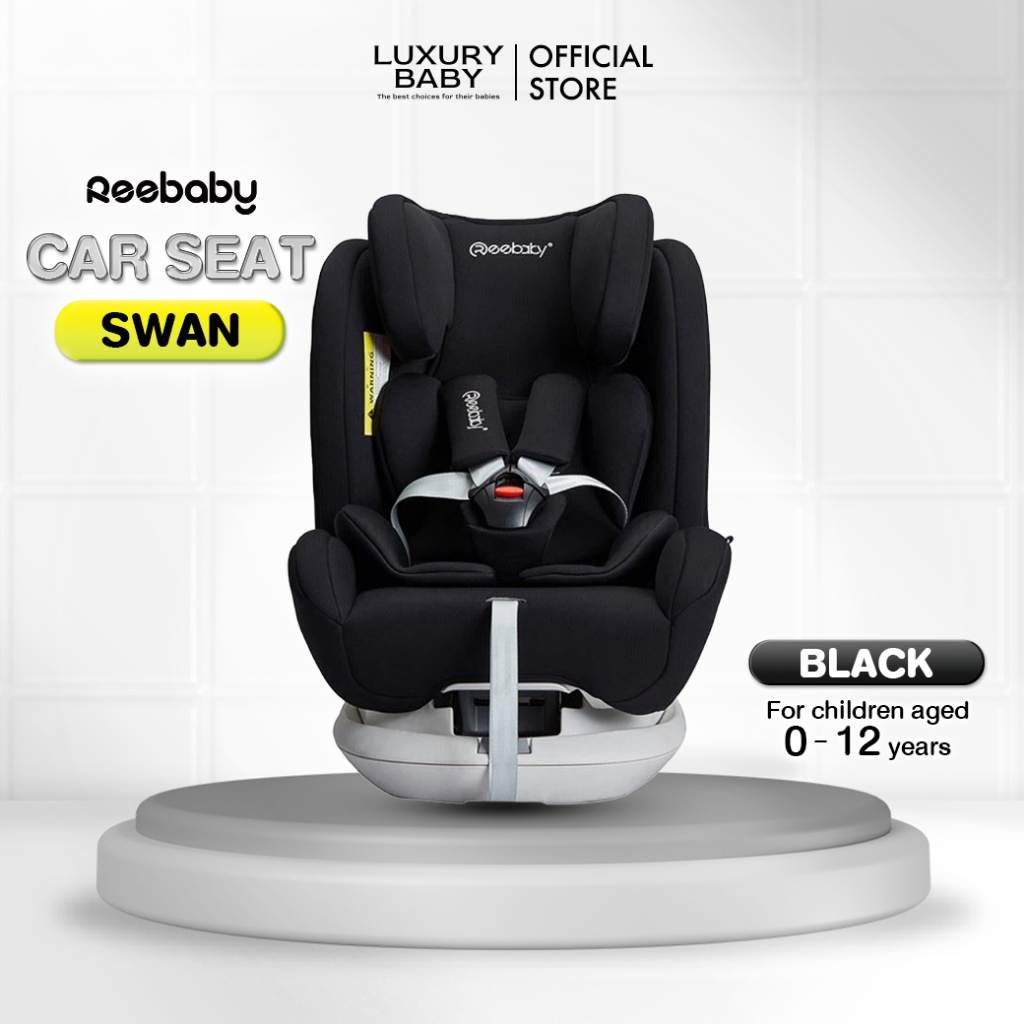 Flash Sale! 8,900.- | คาร์ซีท Ree Baby Swan Bear Car Seat [Black] For 0 M - 12 Y