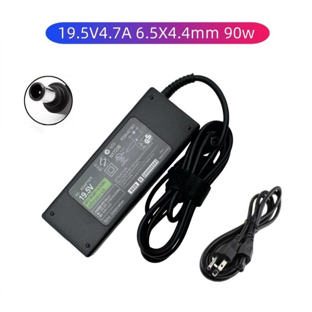 OEM อะแดปเตอร์ 19.5V4.7A 6.5x4.4mm สำหรับ Sony