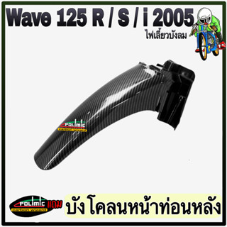 บังโคลนหน้าท่อนหลัง WAVE 125 R/S และ WAVE 125i 2005 เคฟล่าลา…