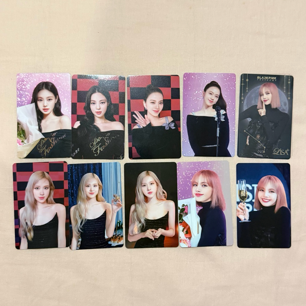 [Official] โฟโต้การ์ด BLACKPINK สุ่ม จาก BLACKPINK The Game เซ็ต MOON FESTA