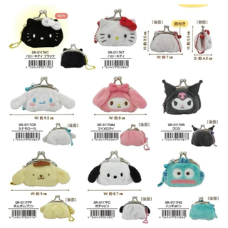 พร้อมส่ง New collection พวงกุญแจกระเป๋าใส่เหรียญจิ๋วSanrio พวงกุญแจจิ๋วห้อยกระเป๋าซานริโอ้ ของแท้จากญี่ปุ่น