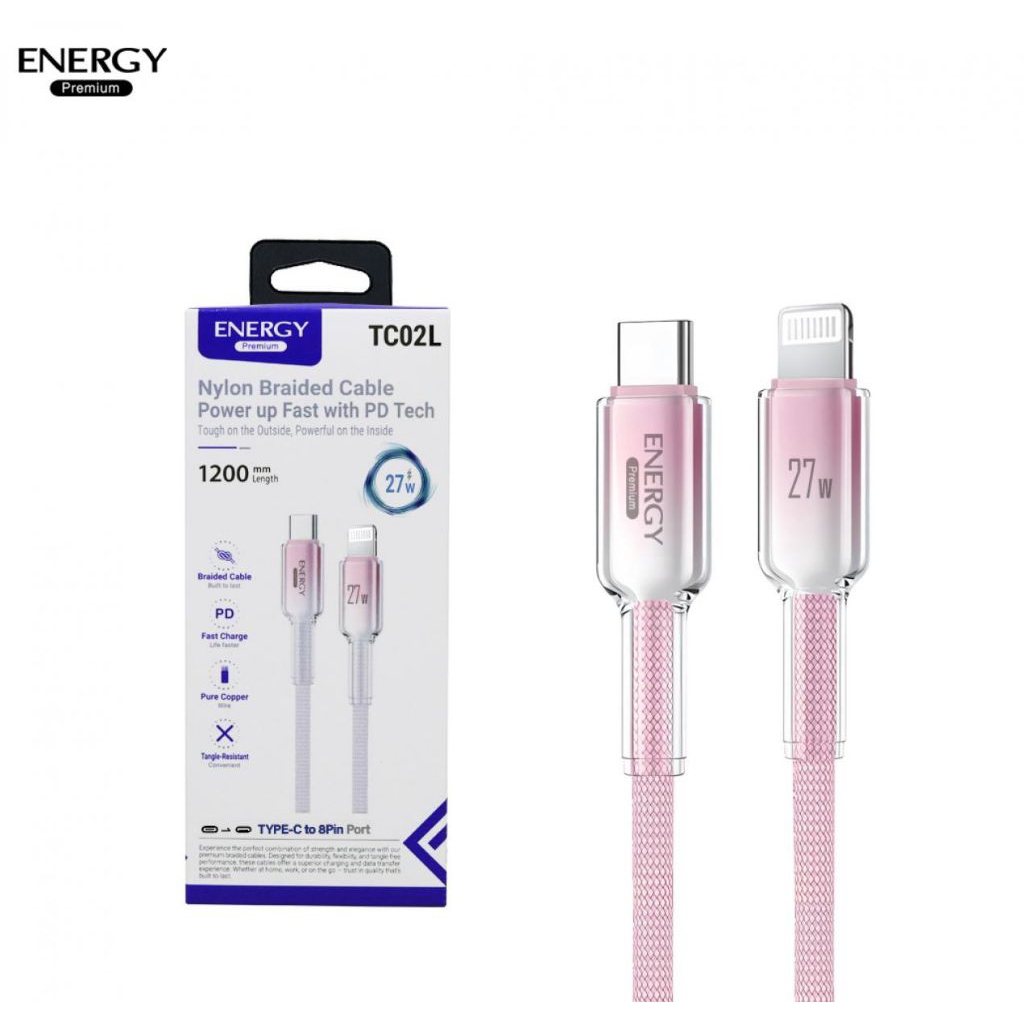 สายชาร์จ+ดาต้า  C TO L เฉพาะสายเท่านั้น TC02L 8pin
