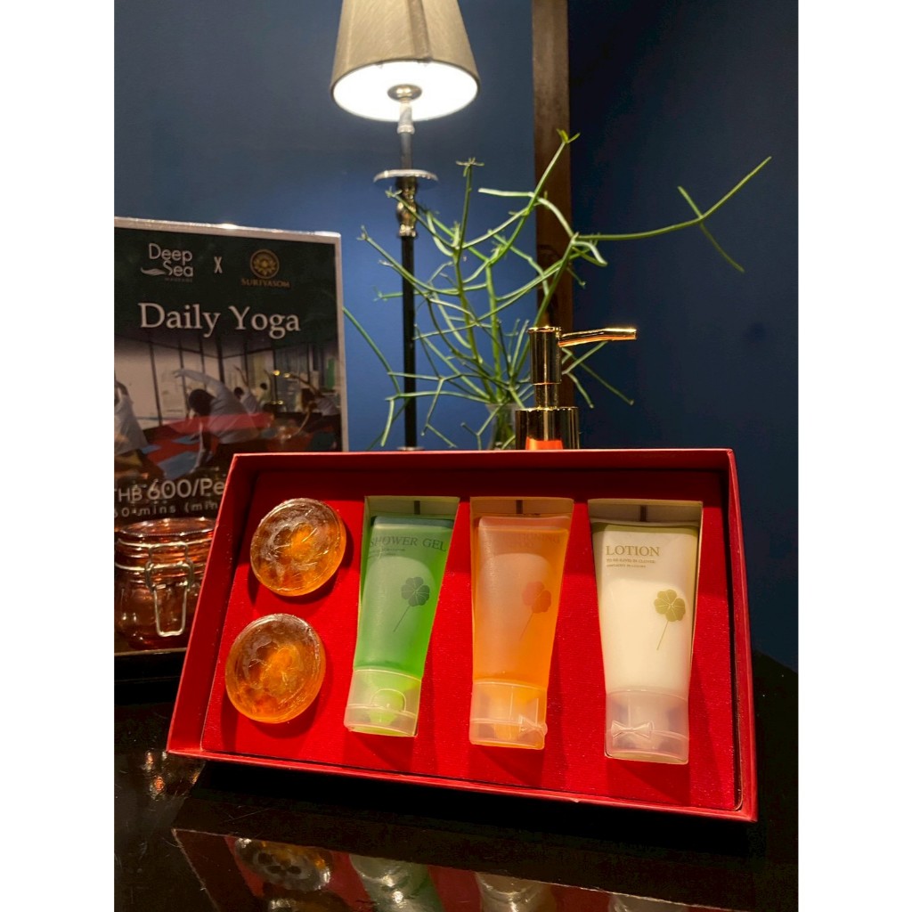 Hotel Clover Asoke Bath Amenities ผลิตภัณฑ์ดูแลผิวกายและบำรุงผิว