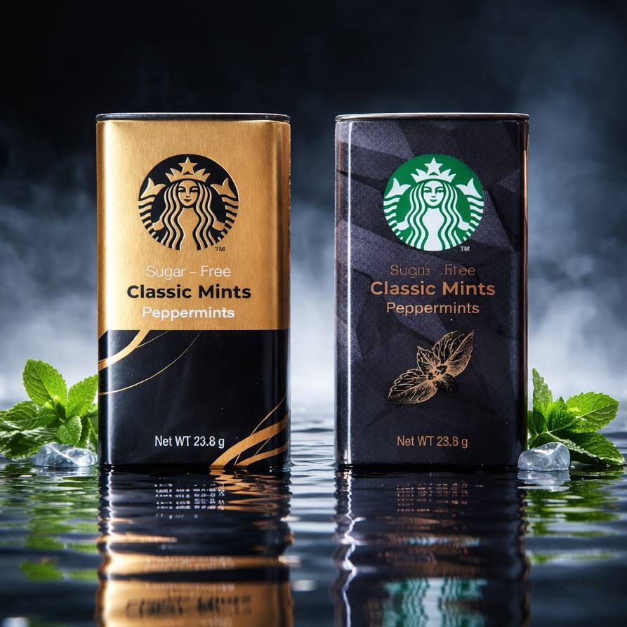 Starbucks® ลูกอม Sugar-Free Classic Mints (SPECIAL EDITION)