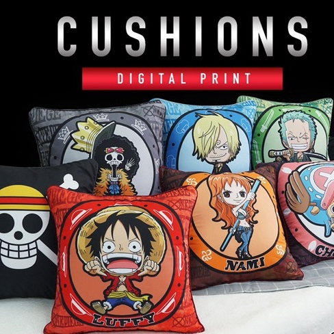 หมอนอิง วันพีซ One Piece ขนาด 14x14 นิ้ว