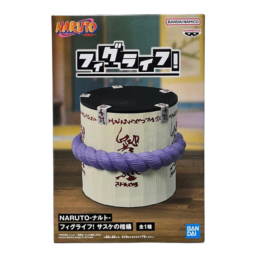 Banpresto NARUTO Fig Life! Sasuke's Coffin Figure Japan Kakashi. Gaara Kimimaro Itachi Kakashi