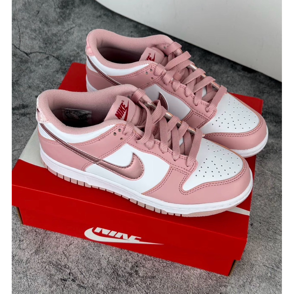 [ พร้อมส่ง ของแท้ 100% ] Nike Dunk Low Pink Velvet สีชมพูน่ารัก